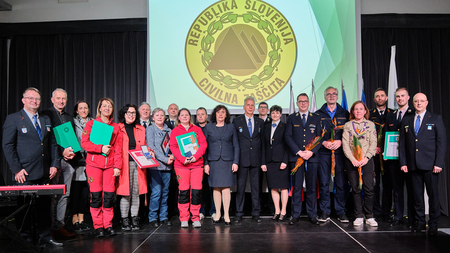 prejemniki priznanj ob dnevu Civilne zaščite