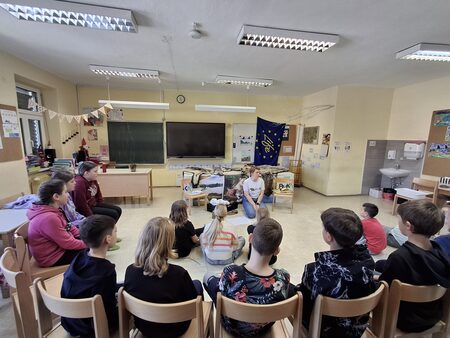 predstavitev učencem OŠ Begunje