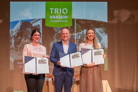 Po podpisu sporazuma o nadaljnjem sodelovanju Tria kraških znamenitosti