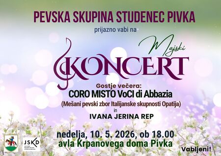 vabilo na Majski koncert