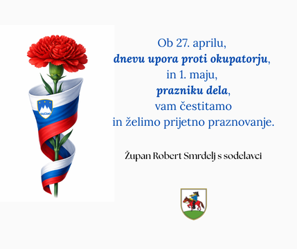 voščilo 27 april in 1 maj