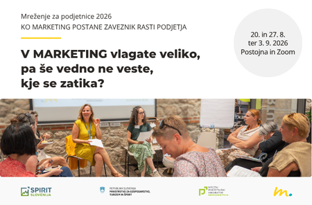 Mrezenja za podjetnice 2026_marketing in rast podjetja_Občina Postojna
