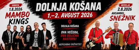 shod v Dolnja Košani, vabilo