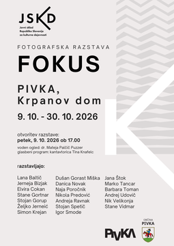 Razstava Fokus, vabilo
